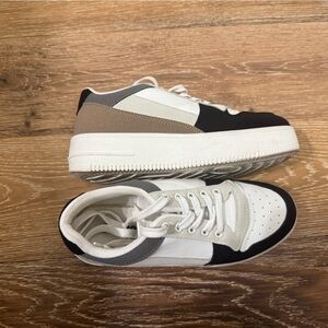 Women’s Sneakers in Black, White, and Brown